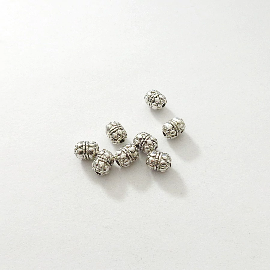 Fűzhető mintás hordó 6x8 mm