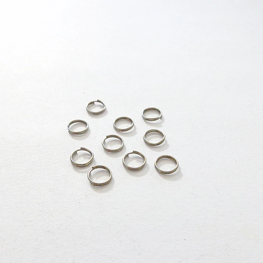 Nemesacél dupla szerelő karika