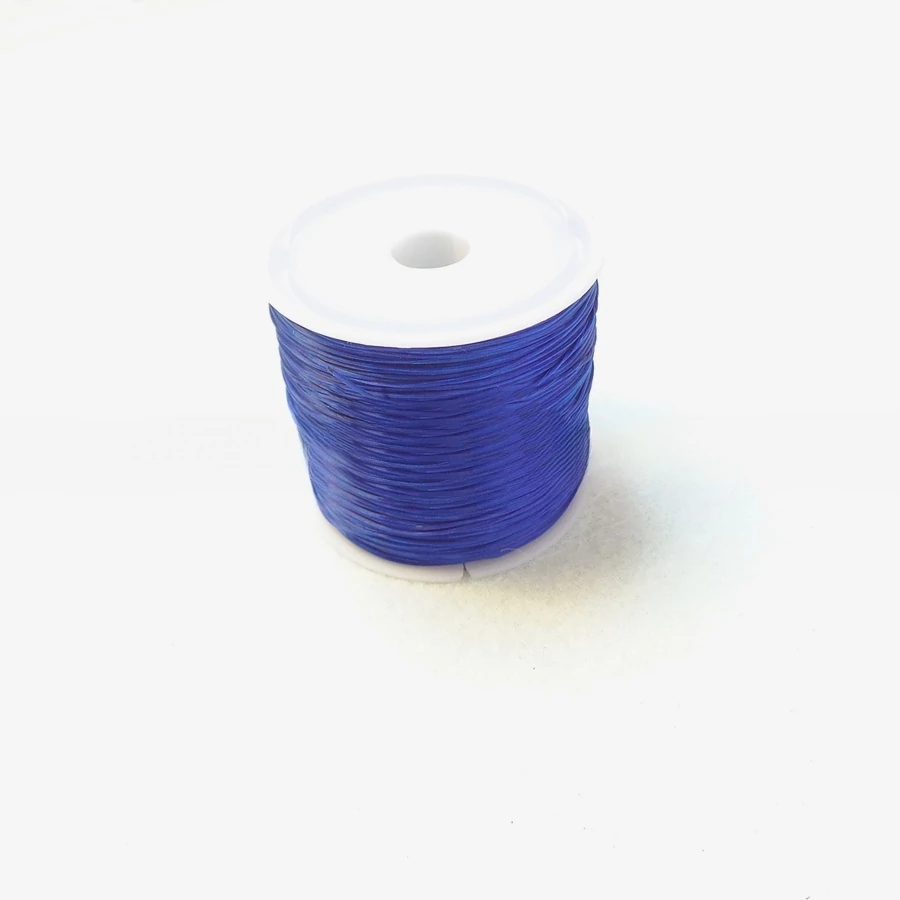 Fűzőgumi lapos királykék