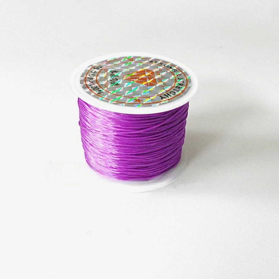 Fűzőgumi lapos középlila