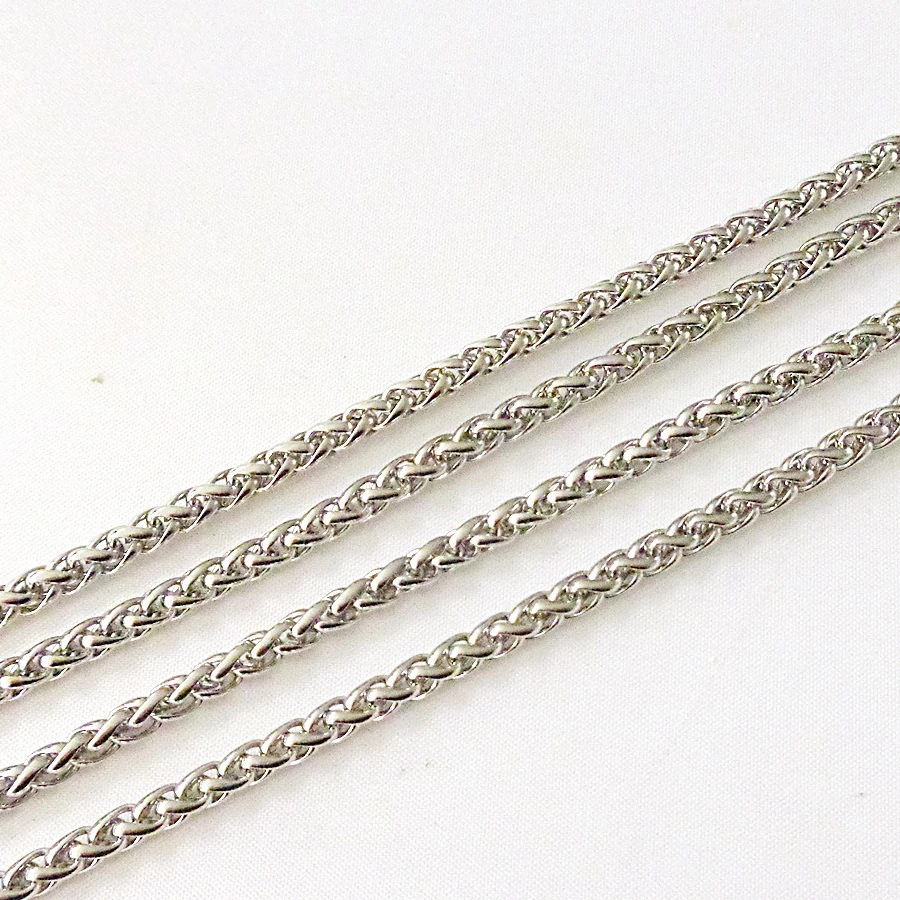 Nemesacél lánc fonott 4 mm 60 cm