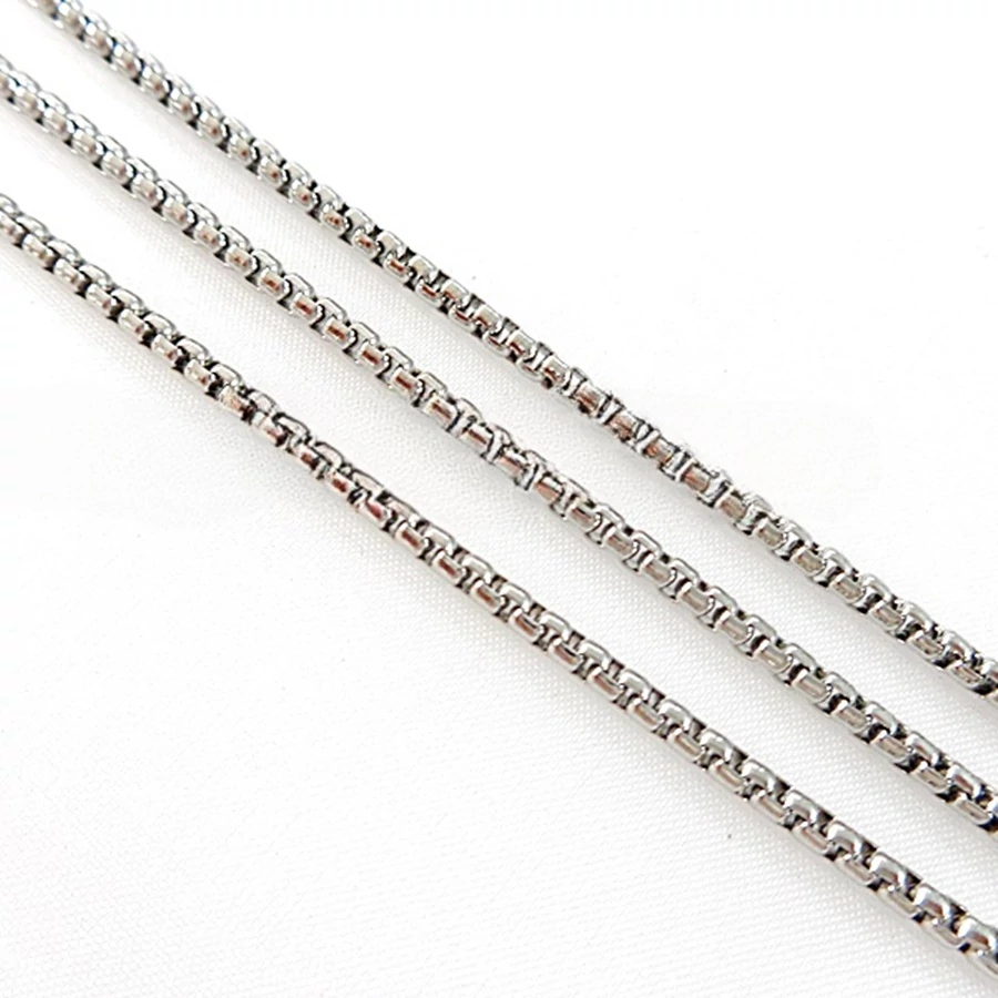 Nemesacél lánc gömbölyített kocka 60 cm