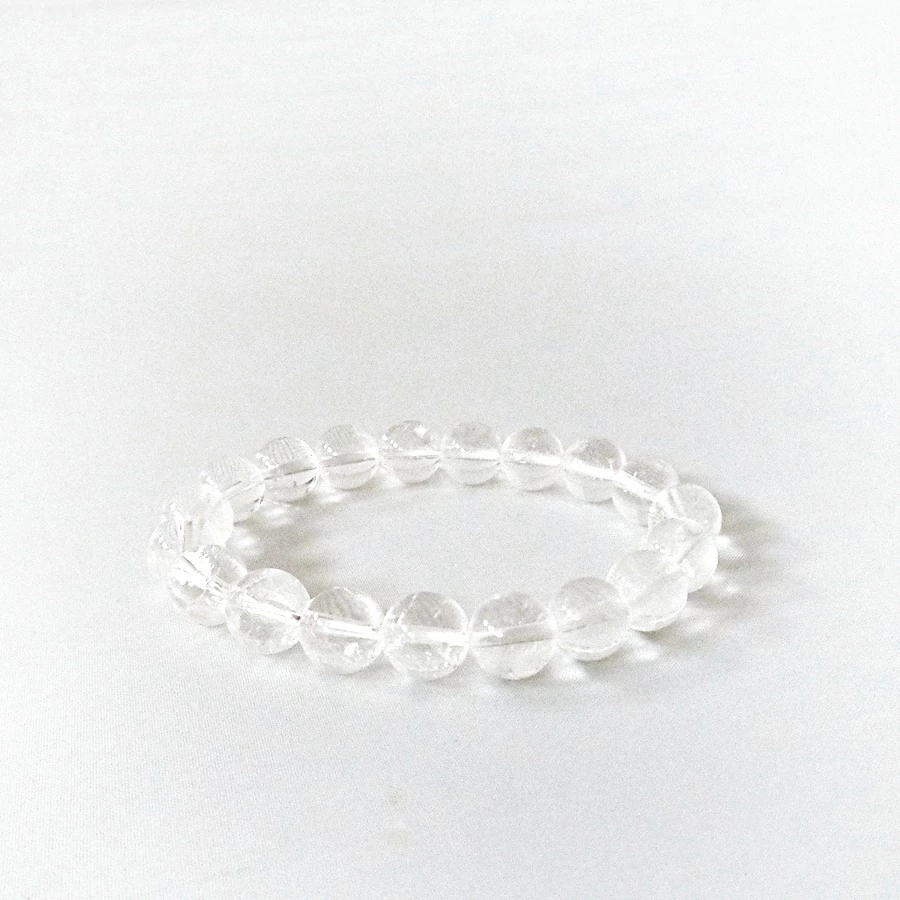 Hegyikristály női - férfi karkötő 10 mm B