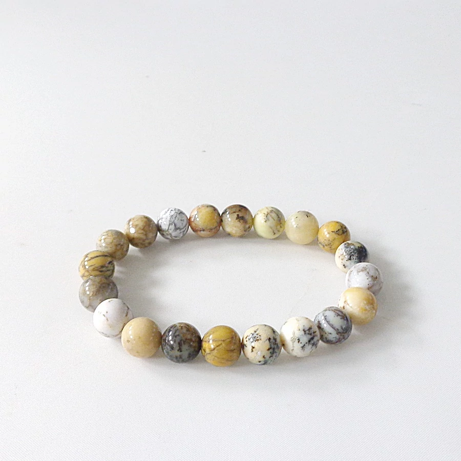 Merlinit női-férfi karkötő 10 mm