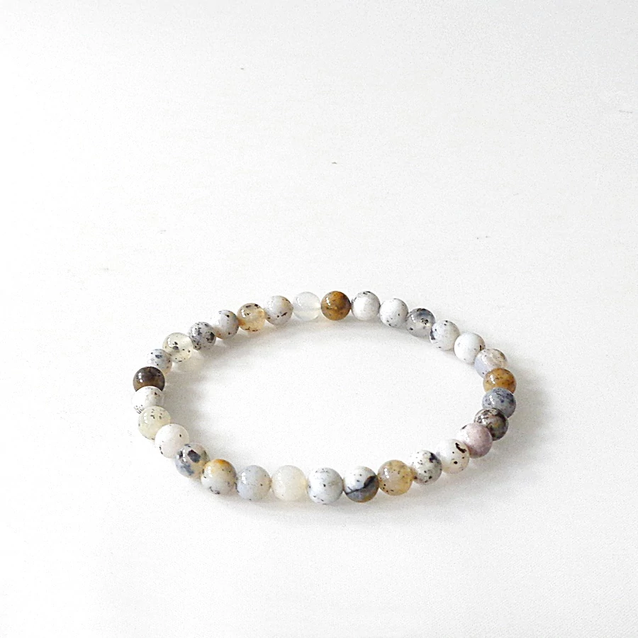 Merlinit női-férfi karkötő 6 mm