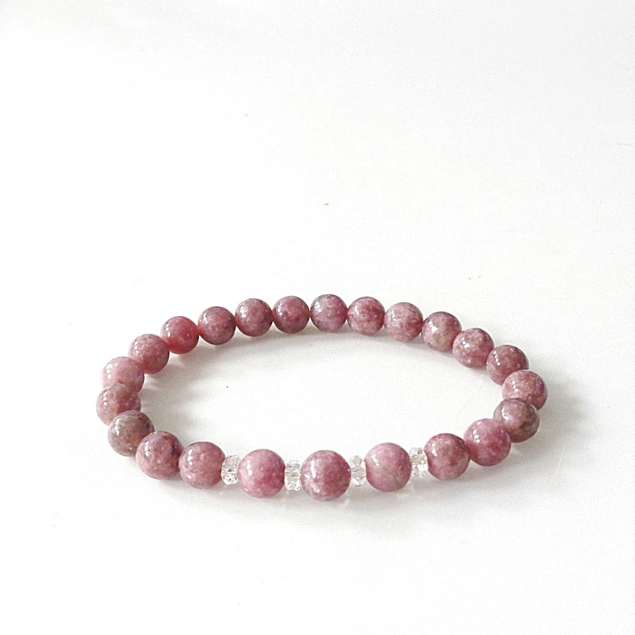 Lepidolit karkötő 8 mm