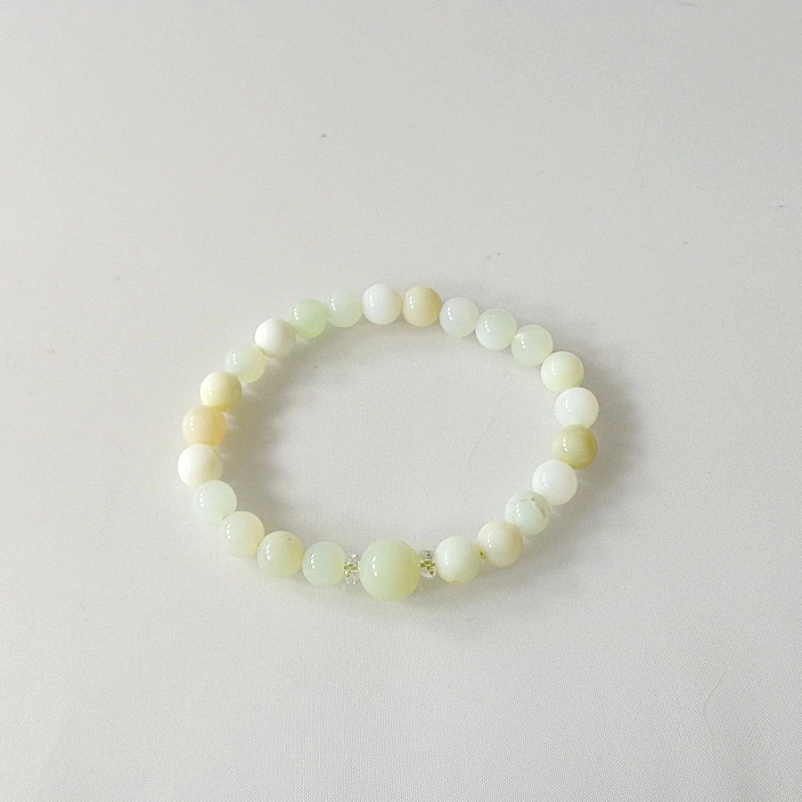 Zöld opál karkötő 8 mm