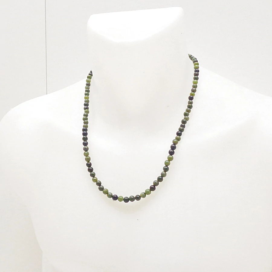 Kanadai jáde női - férfi lánc 6 mm 55 cm