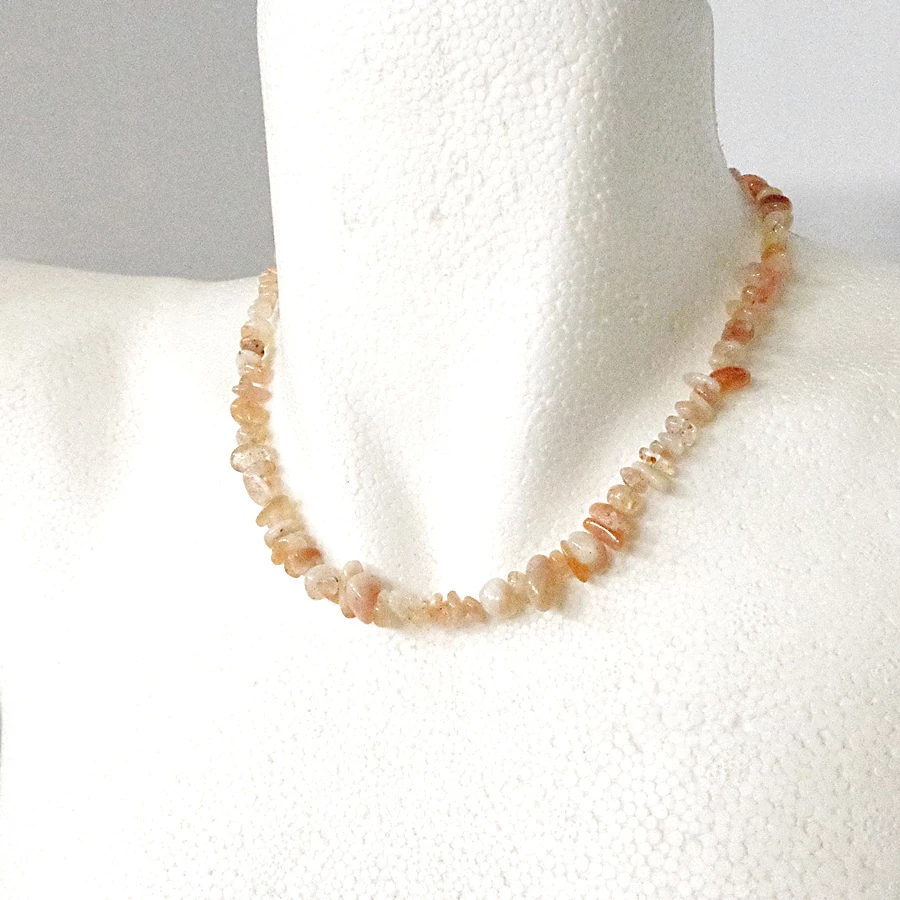 Napkő szemcsés lánc 42 cm