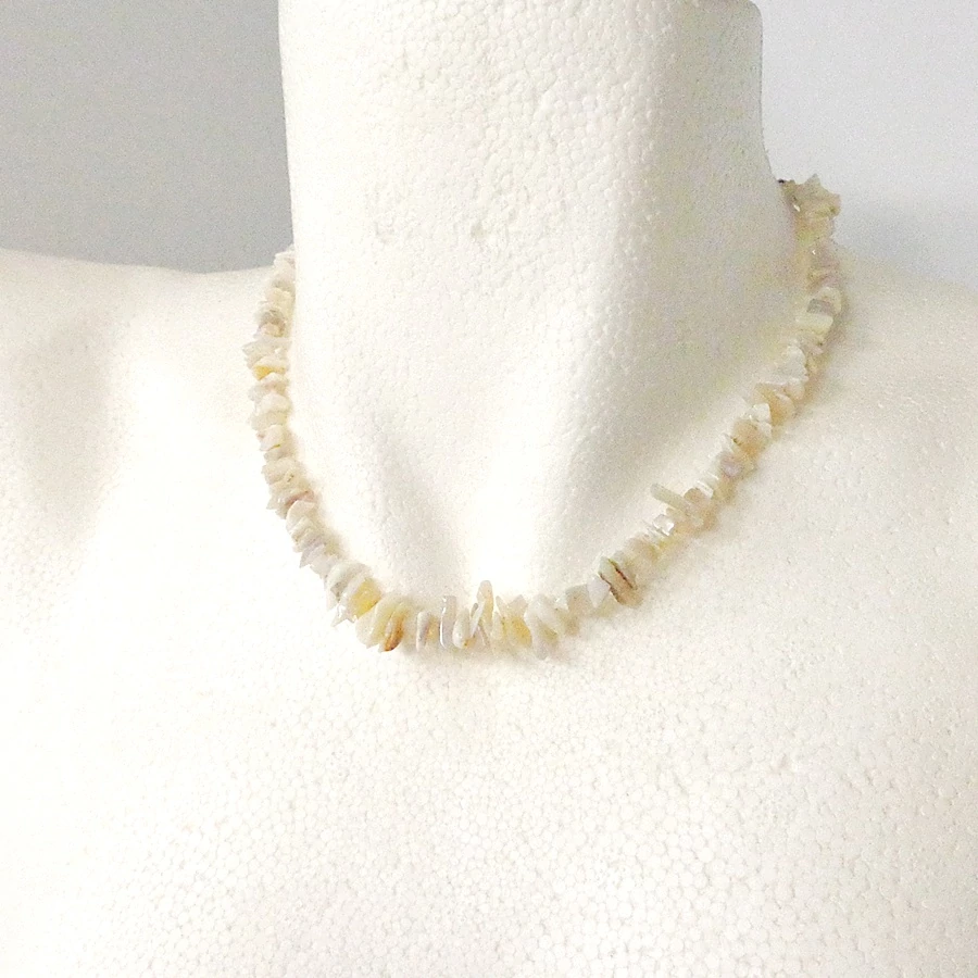 Opál szemcsés lánc 42 cm