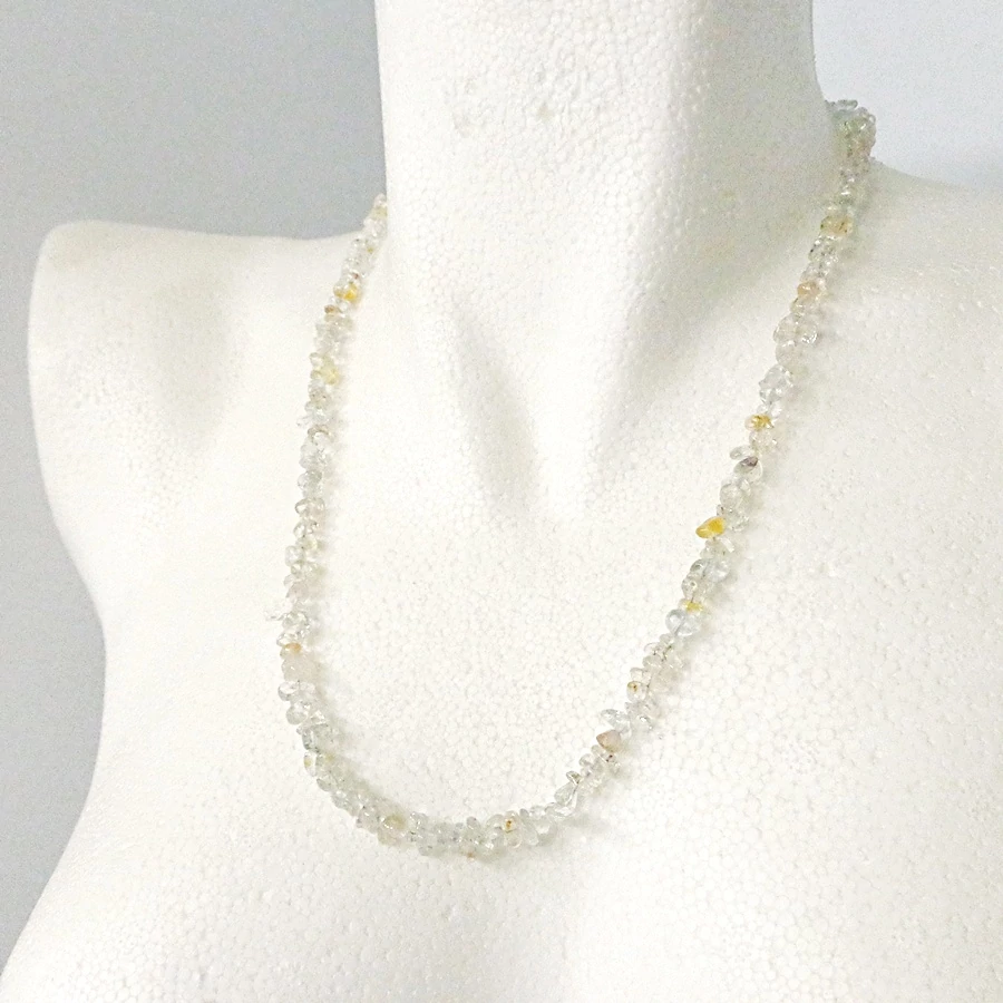 Topáz szemcsés lánc 55 cm