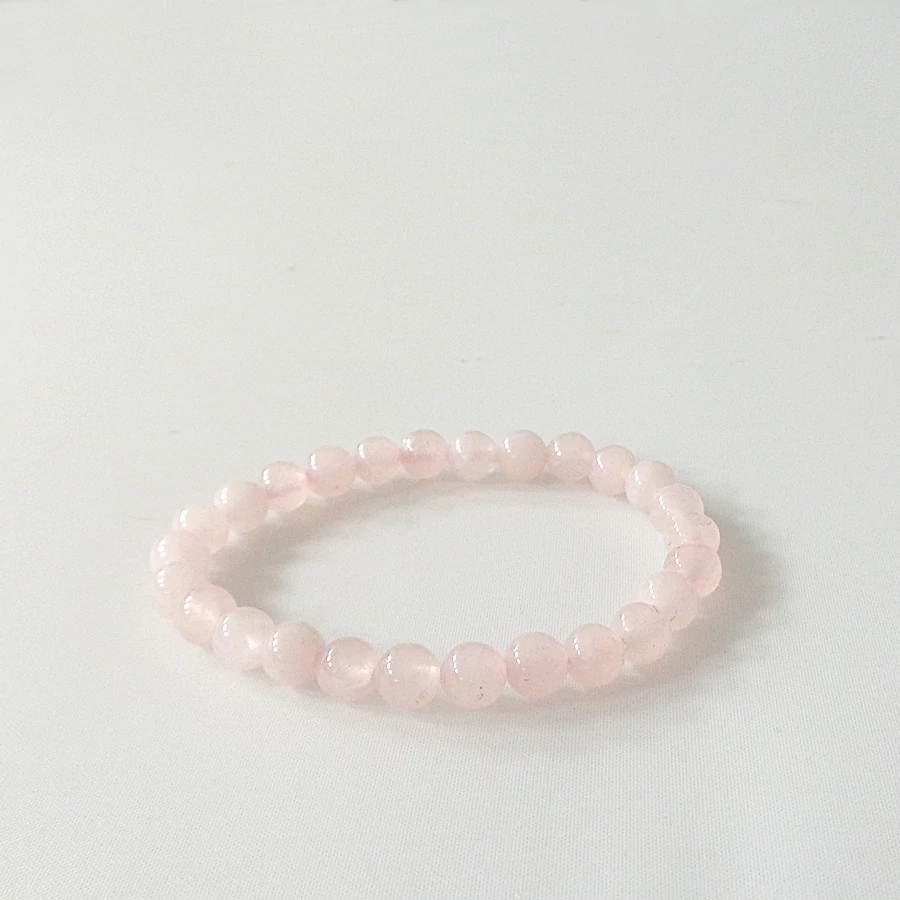 Gyermek rózsakvarc karkötő