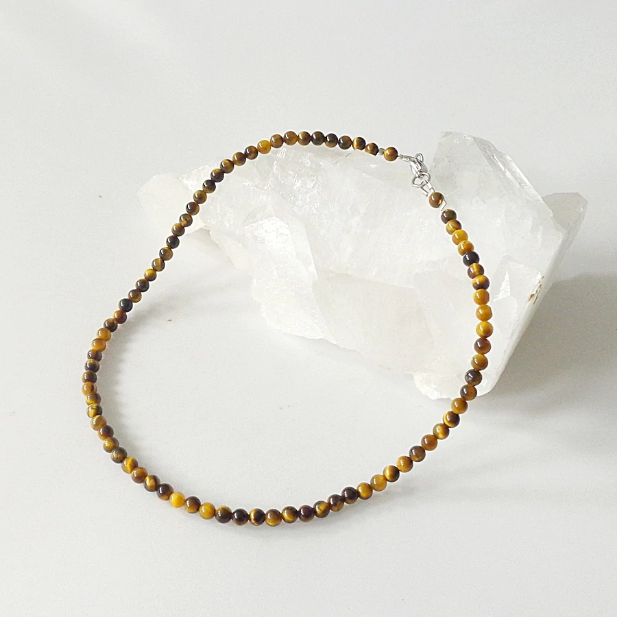 Gyermek tigrisszem lánc  4 mm