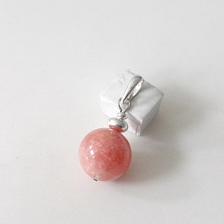 Rodokrozit egyedi extra ezüst medál 10400