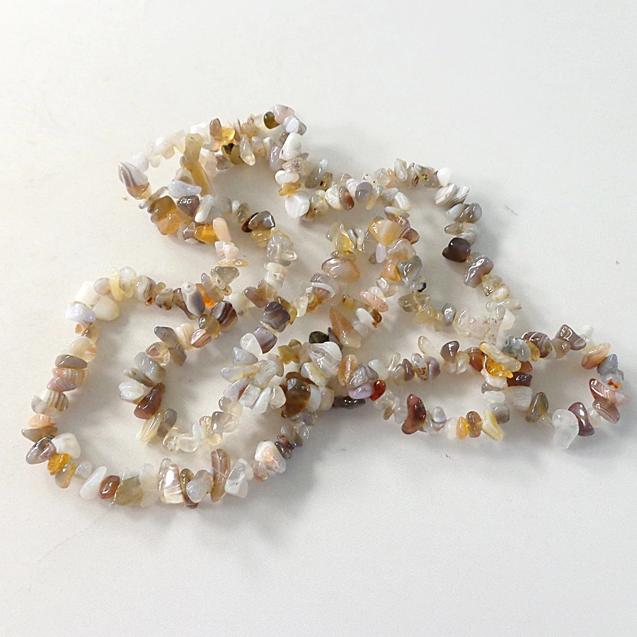 Botswana achát szemcsés szál