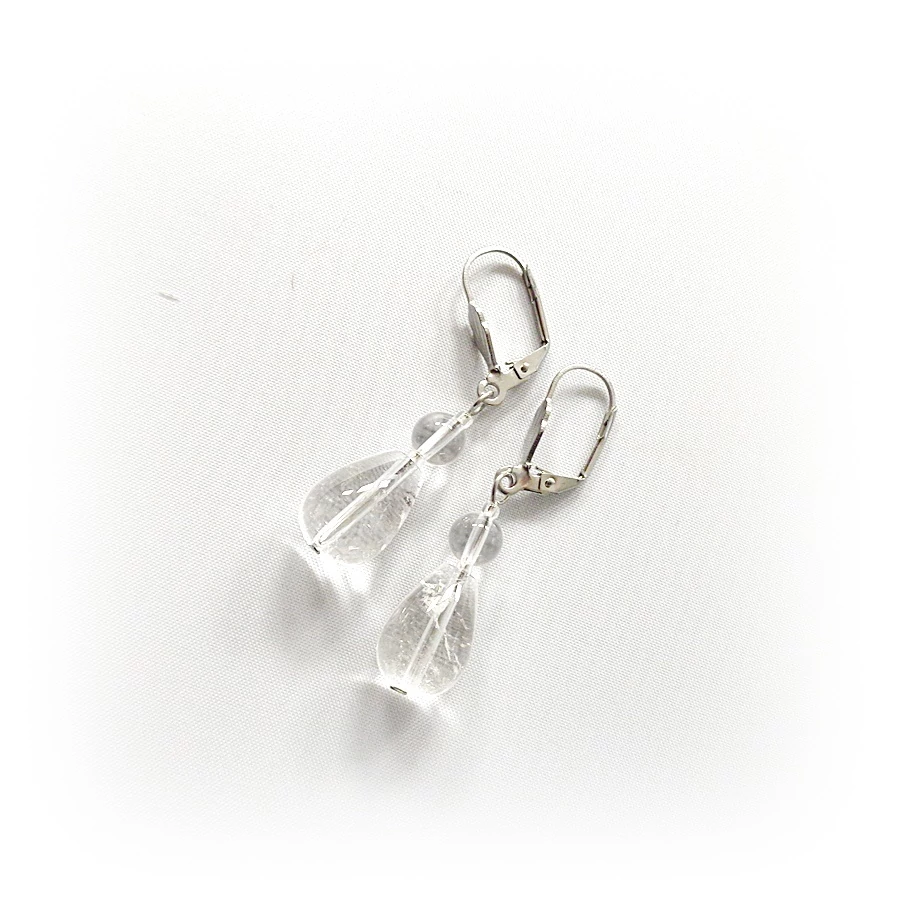 Hegyikristály duci csepp fülbevaló