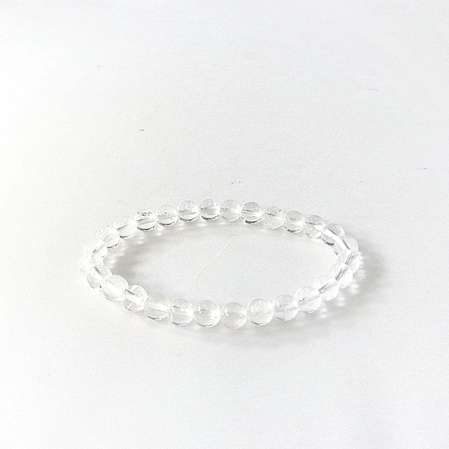 Hegyikristály női-férfi karkötő 6 mm B