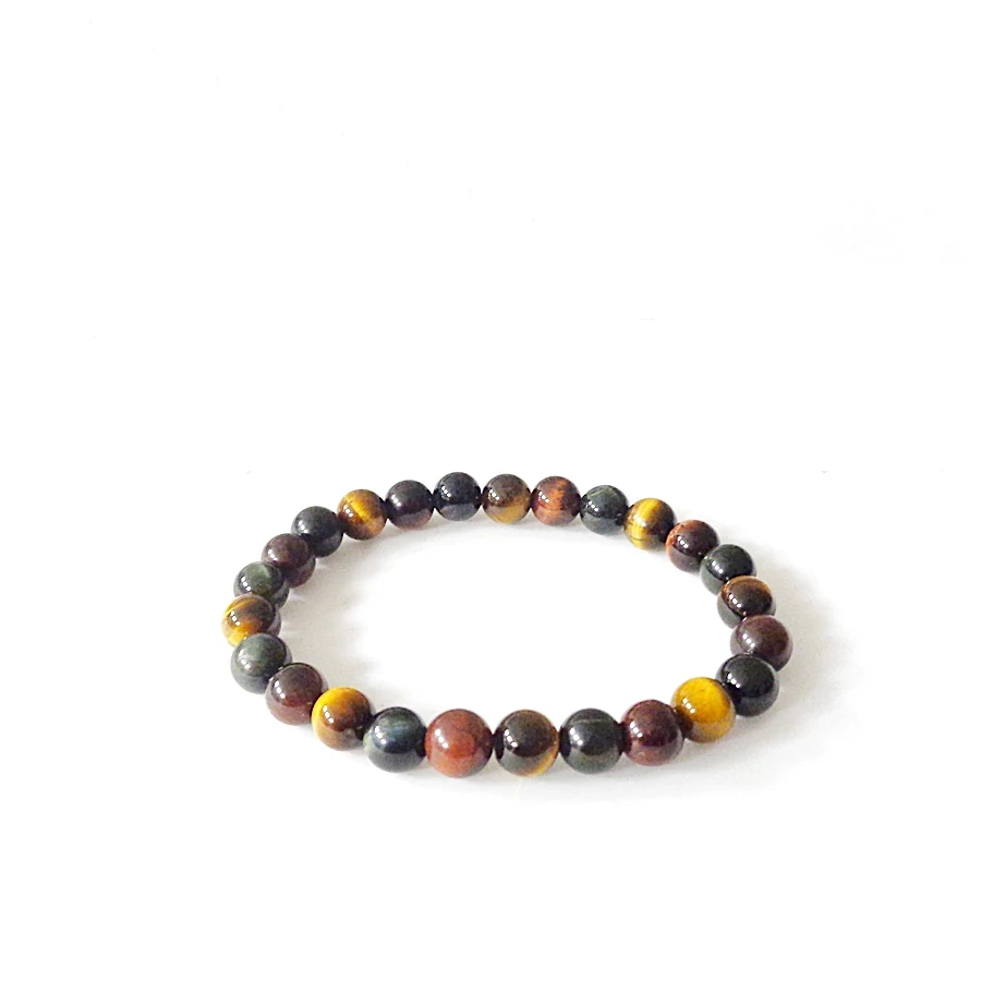 Tigris- sólyom- macskaszem női-férfi karkötő 8 mm