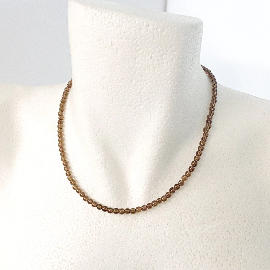 Fluorit  lánc 4 mm 40 cm