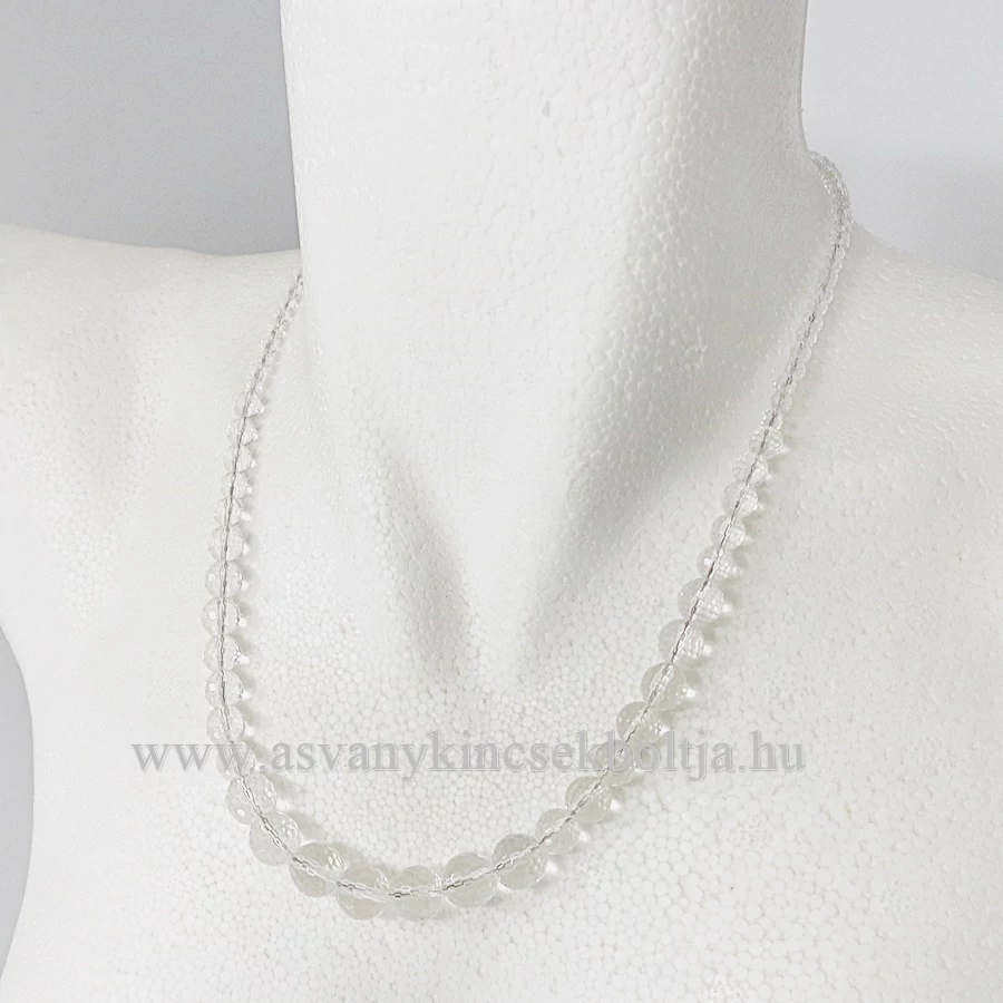 Fazettált hegyikristály lánc növekvő 50 cm