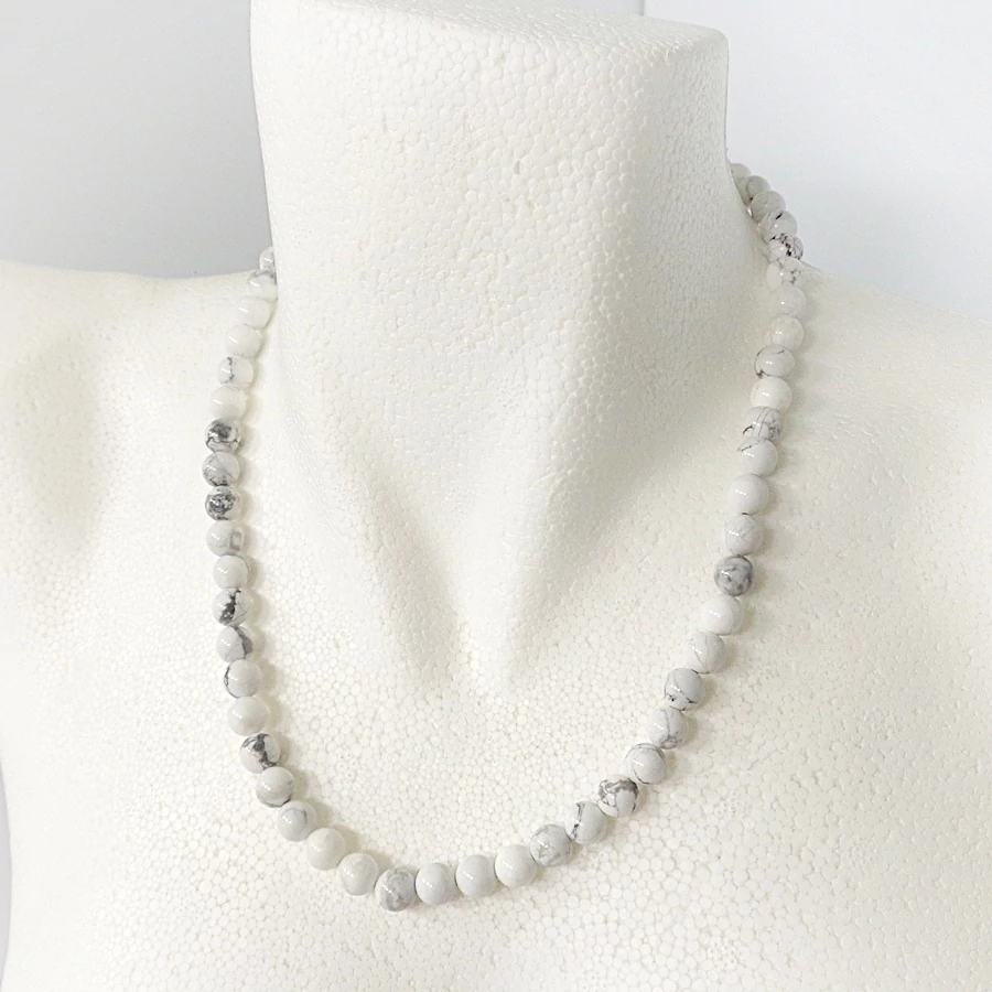 Howlit női - férfi lánc 8 mm 50 cm