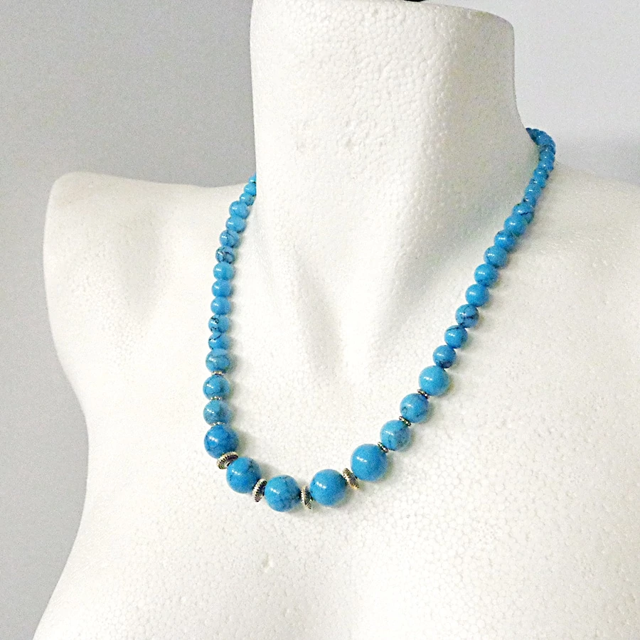 Türkinit nyaklánc növekvő